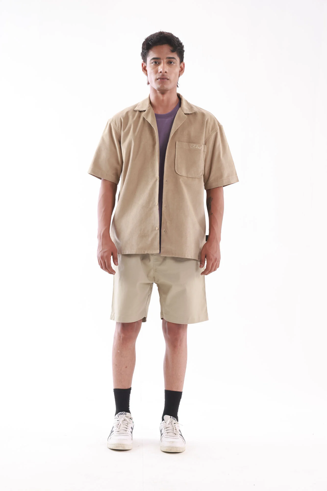 Khaki Chino Shorts - Image 3