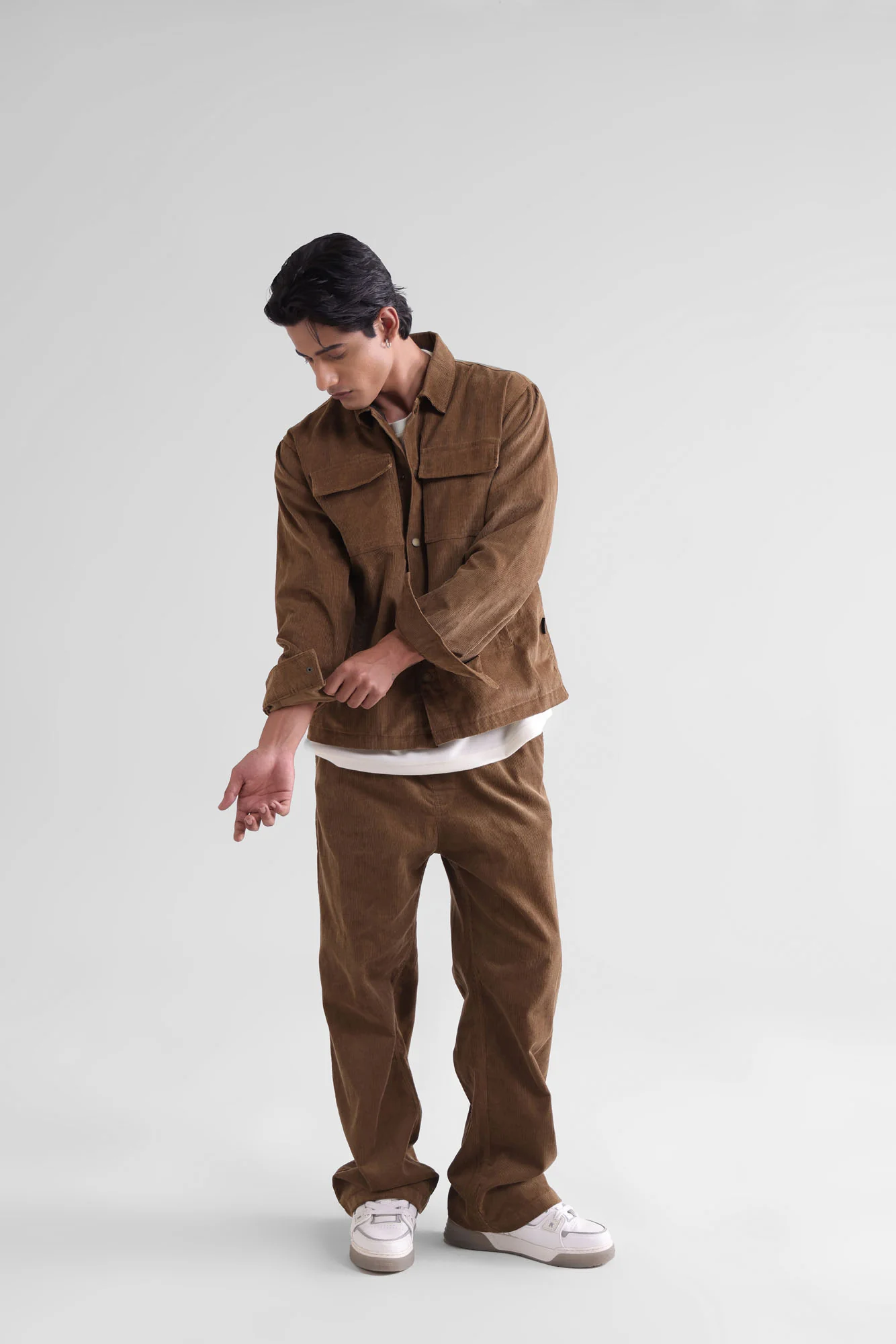 Corduroy Pants - Camel - Image 4