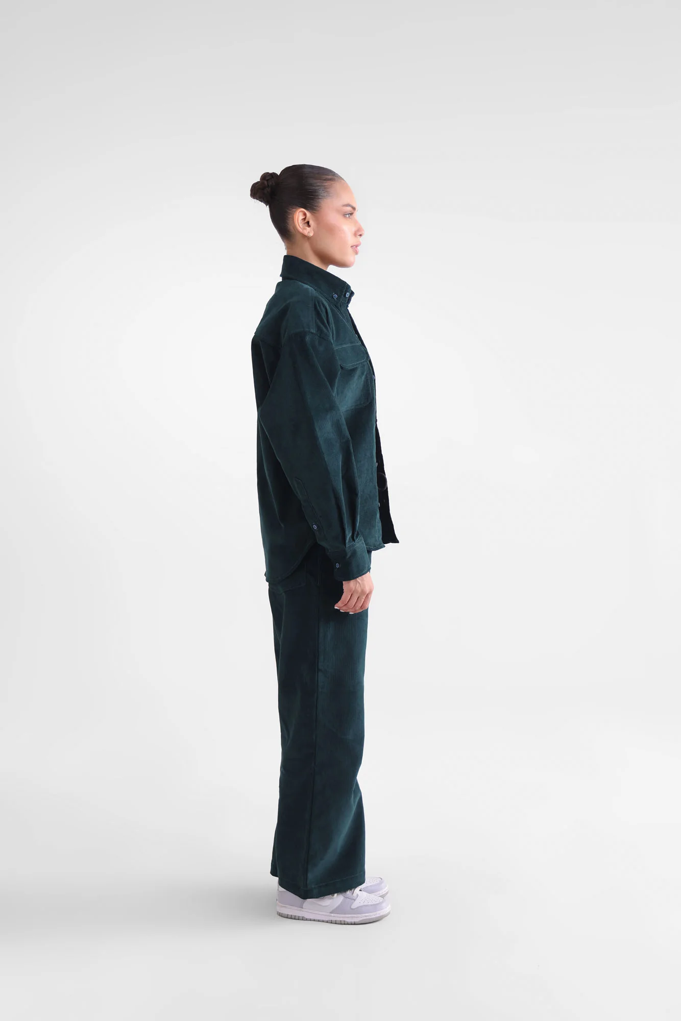 Corduroy Pants - Emerald Green - Image 9