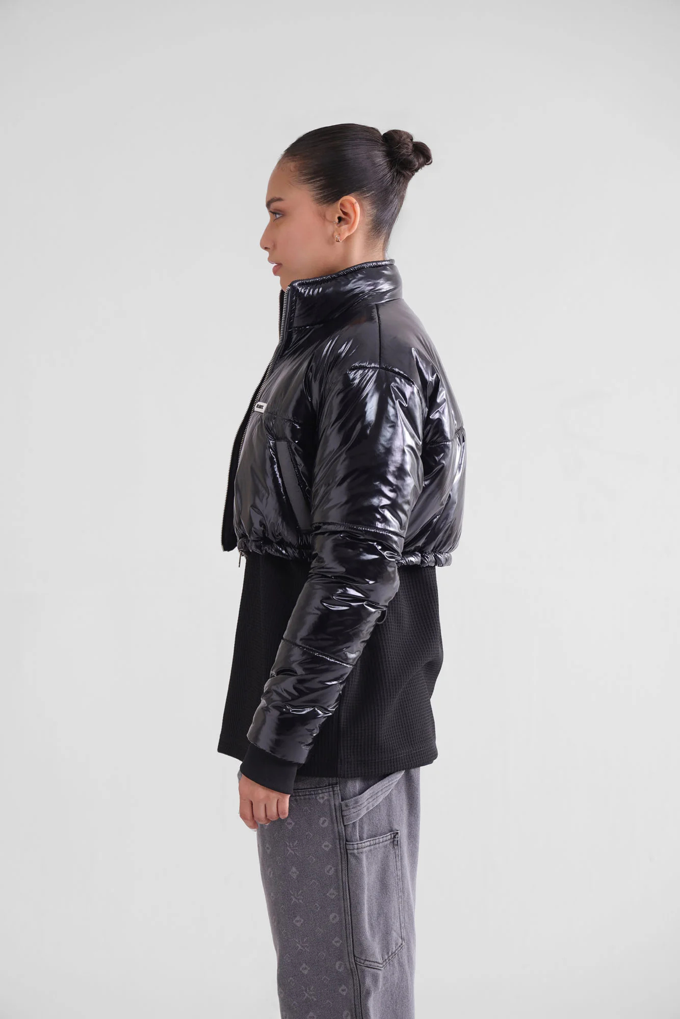 Cropped Puffer Jacket - 2 Colours - Image 11