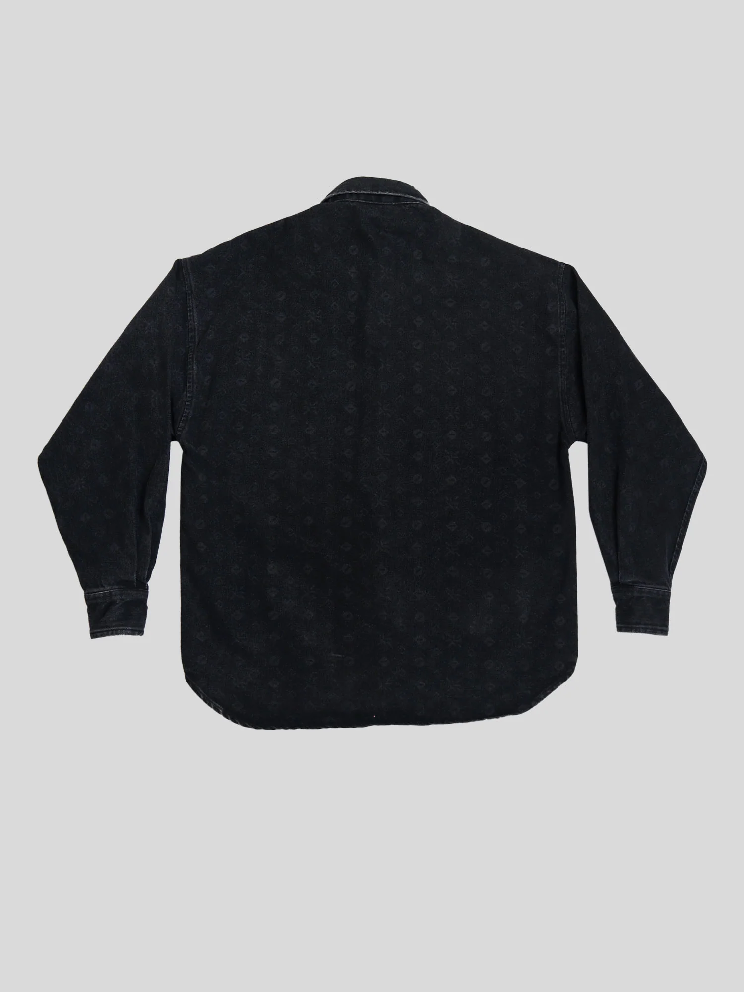 Denim Engraved Over Shirt - Image 10