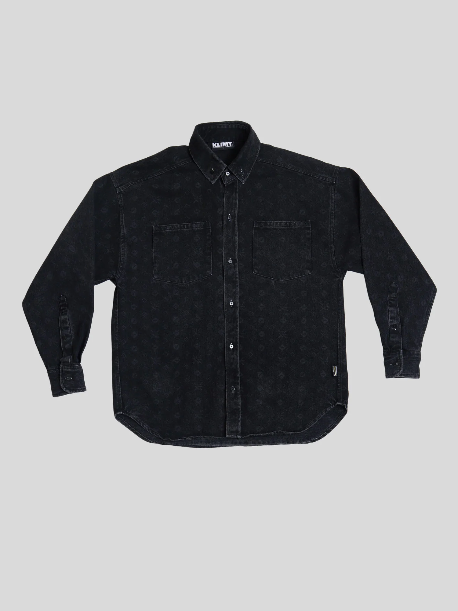 Denim Engraved Over Shirt - Image 3