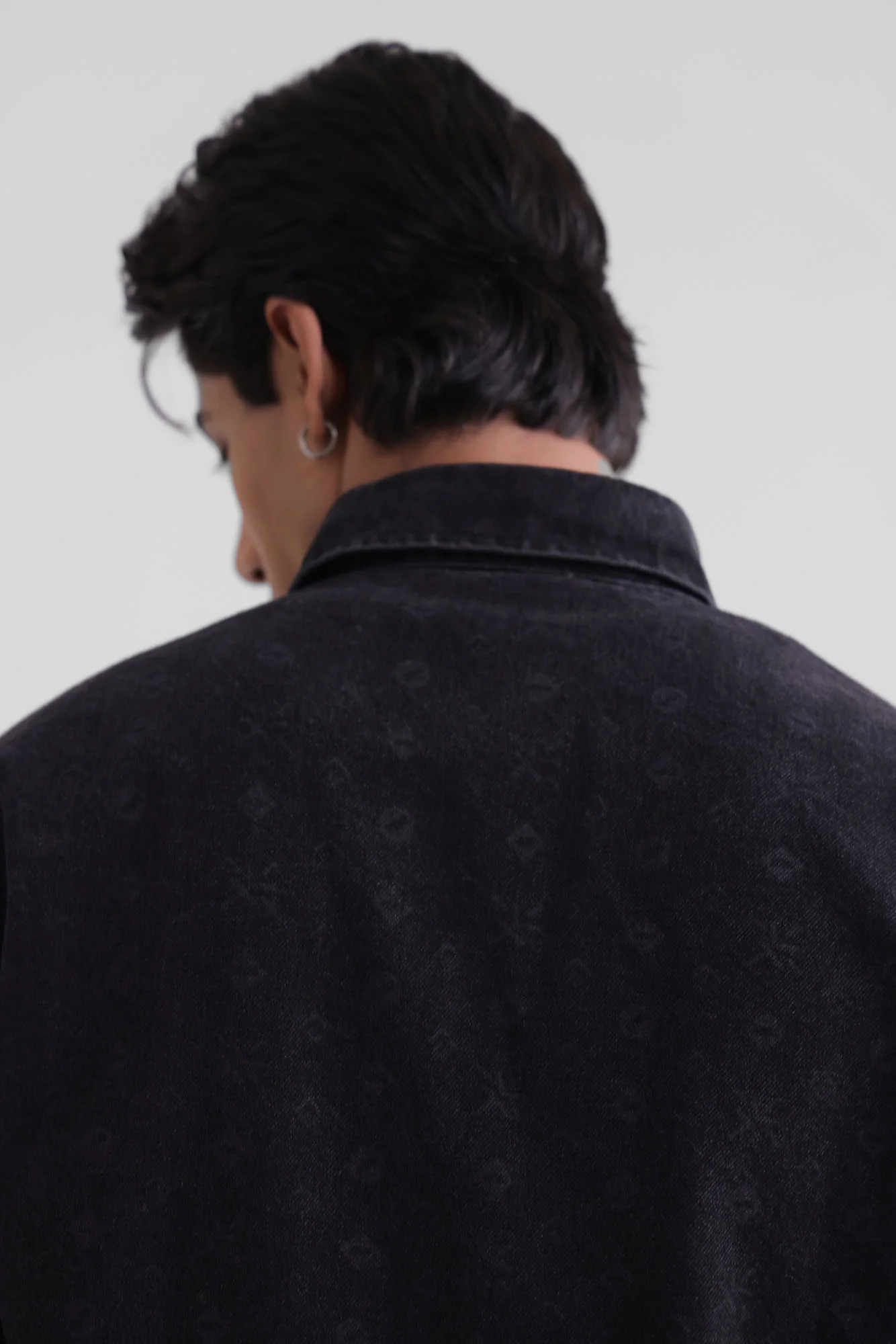 Denim Engraved Over Shirt - Image 6