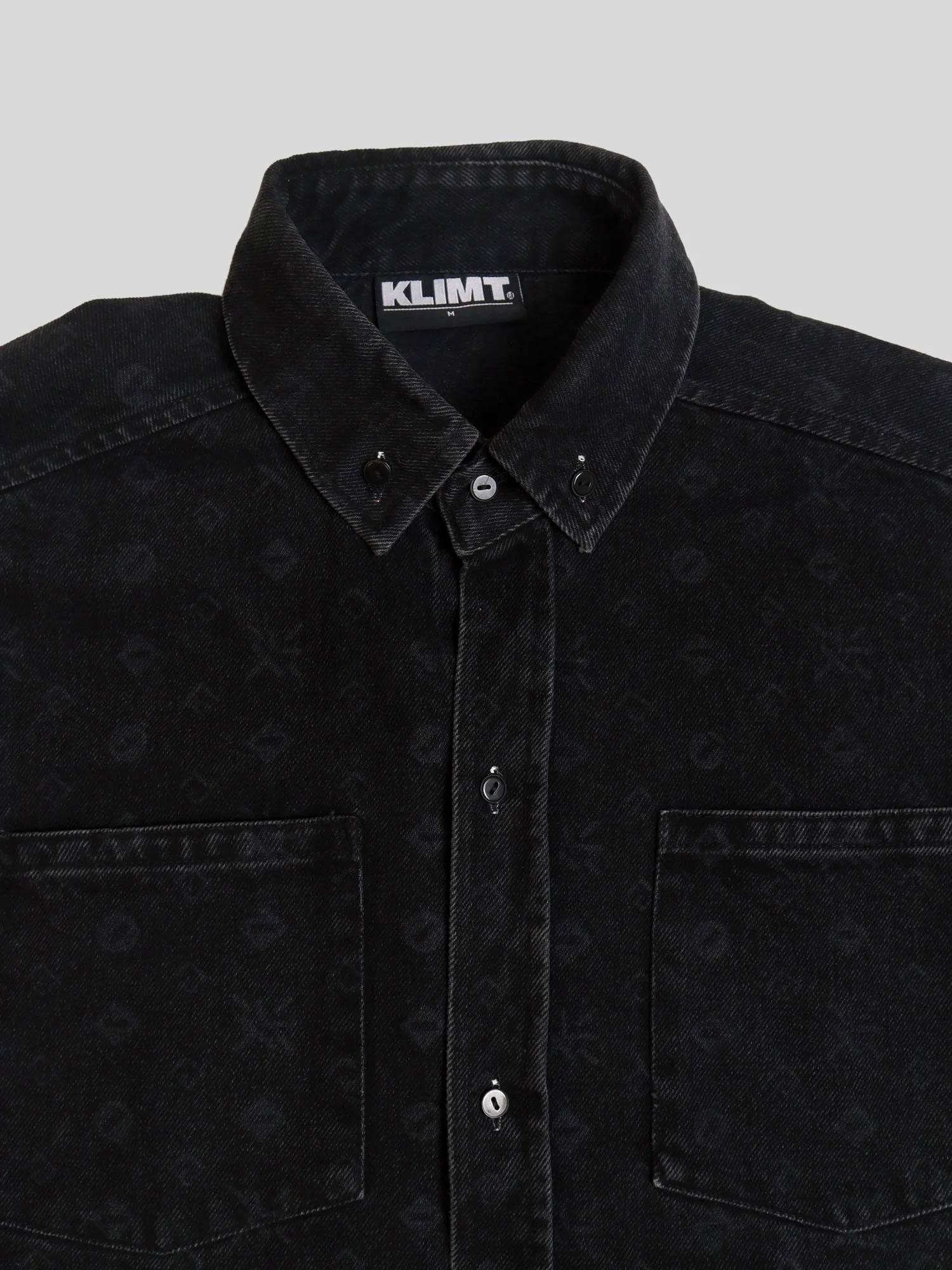 Denim Engraved Over Shirt - Image 9