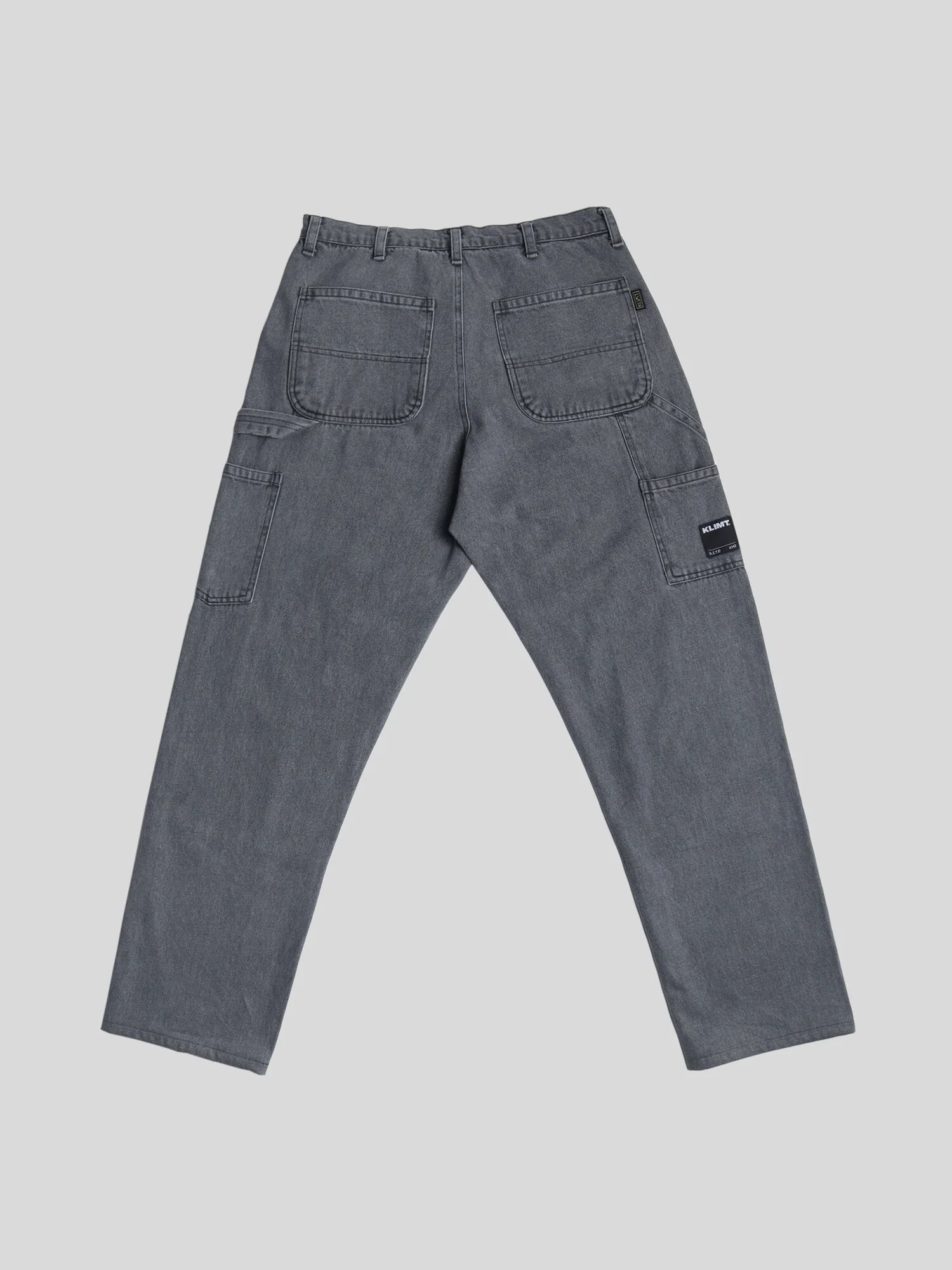 Double Knee Engraved Denim Jeans - Image 11