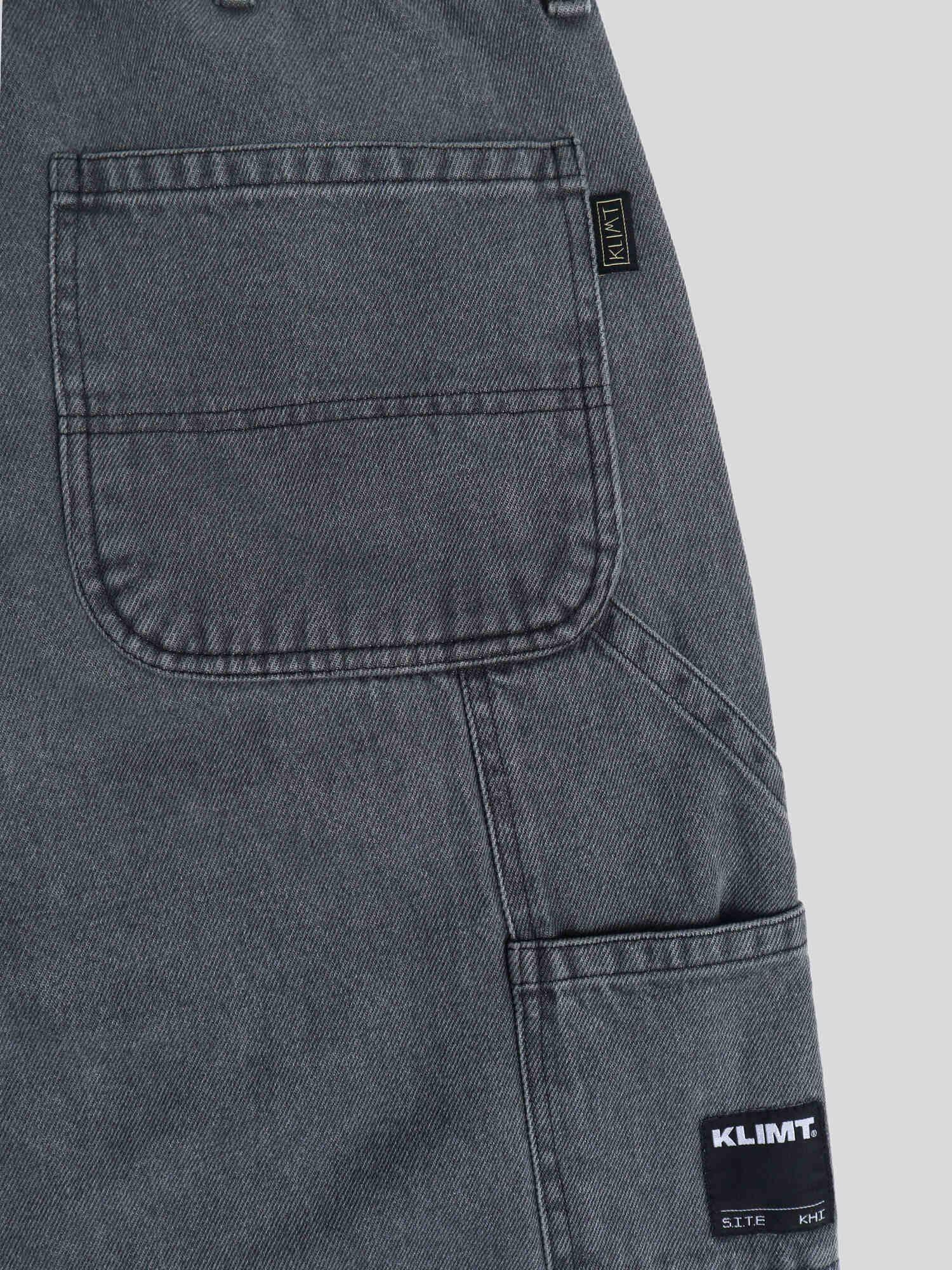 Double Knee Engraved Denim Jeans - Image 12