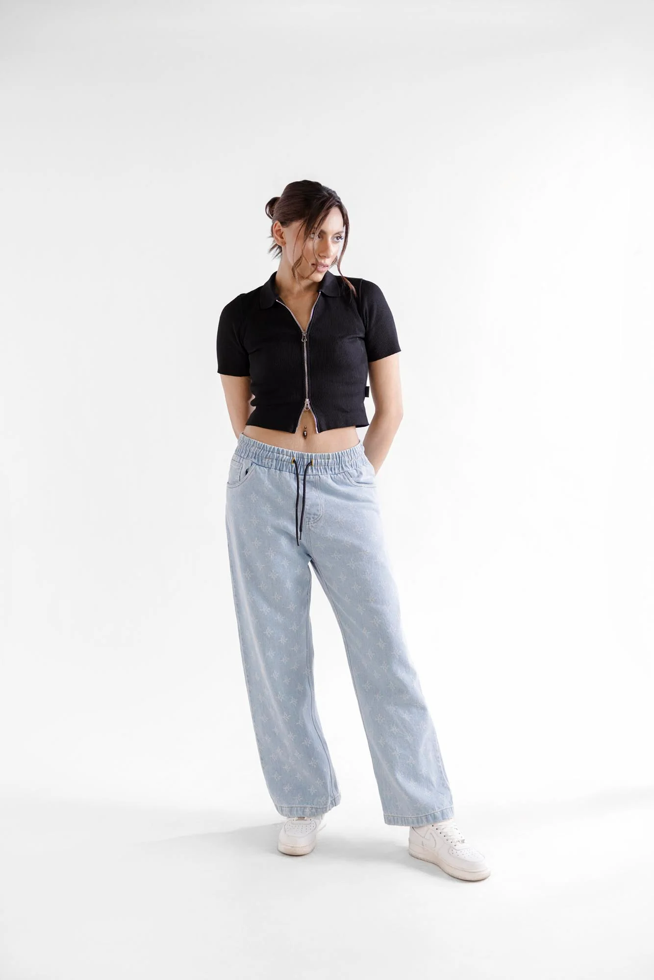 Emblem Denim Jeans - Image 5