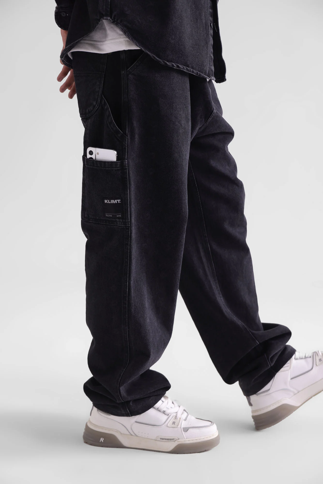 Engraved Denim Jeans - Image 3