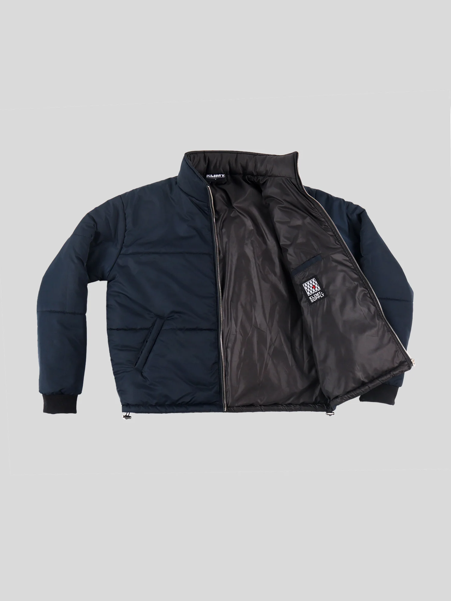 Indigo Blue Puffer Jacket - Image 6