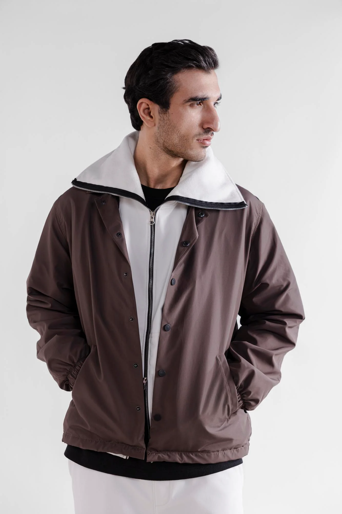 Letterman Shacket - 2 Colours - Image 4