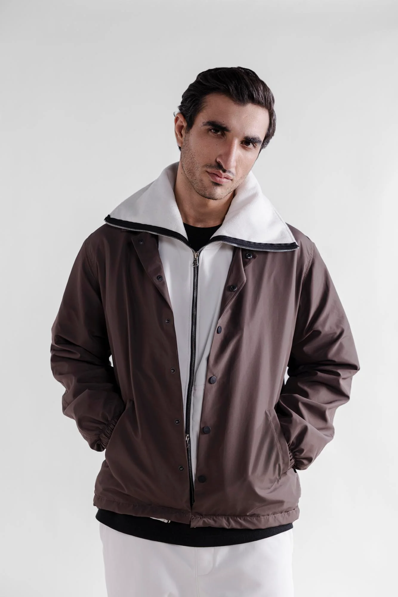 Letterman Shacket - 2 Colours - Image 7