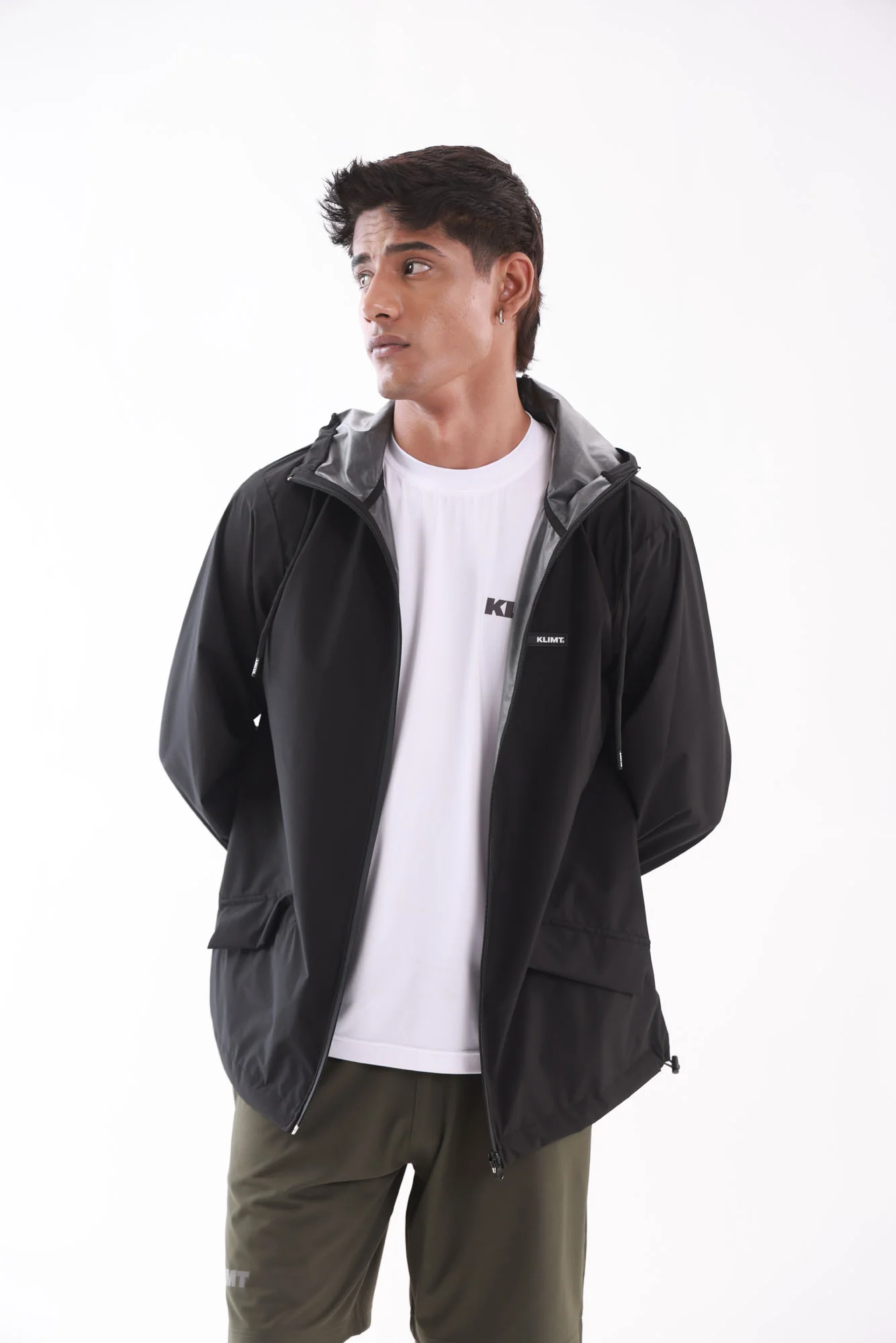 Lightweight Rain Jacket - Black - Image 11