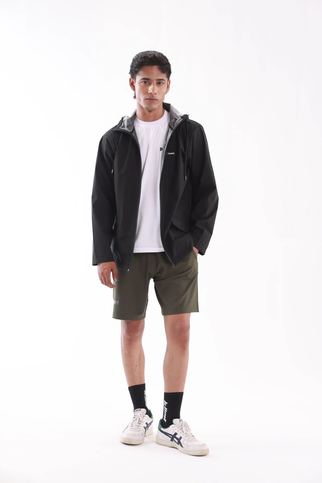 Lightweight Rain Jacket - Black - Image 3