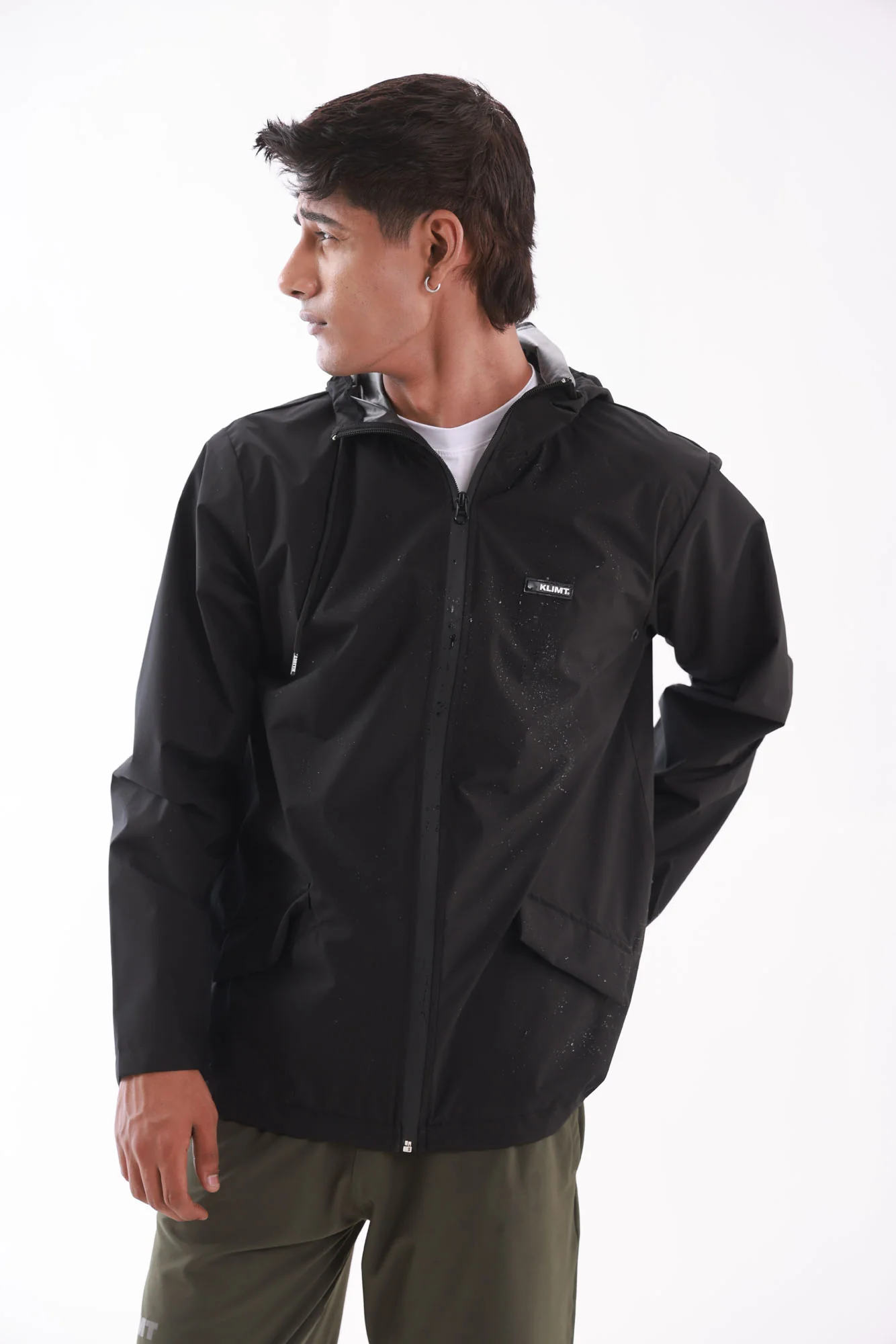Lightweight Rain Jacket - Black - Image 9