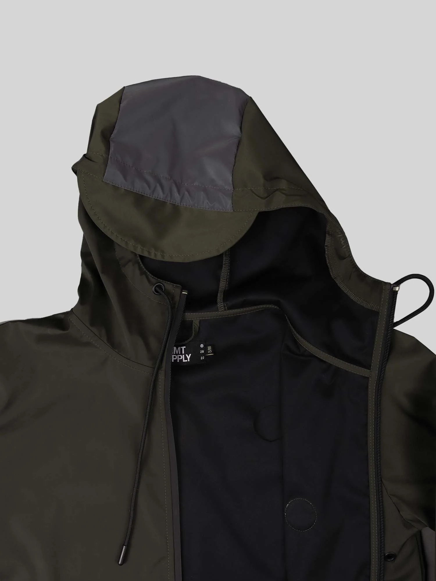 Holographic Rain Jacket - Olive - Image 3