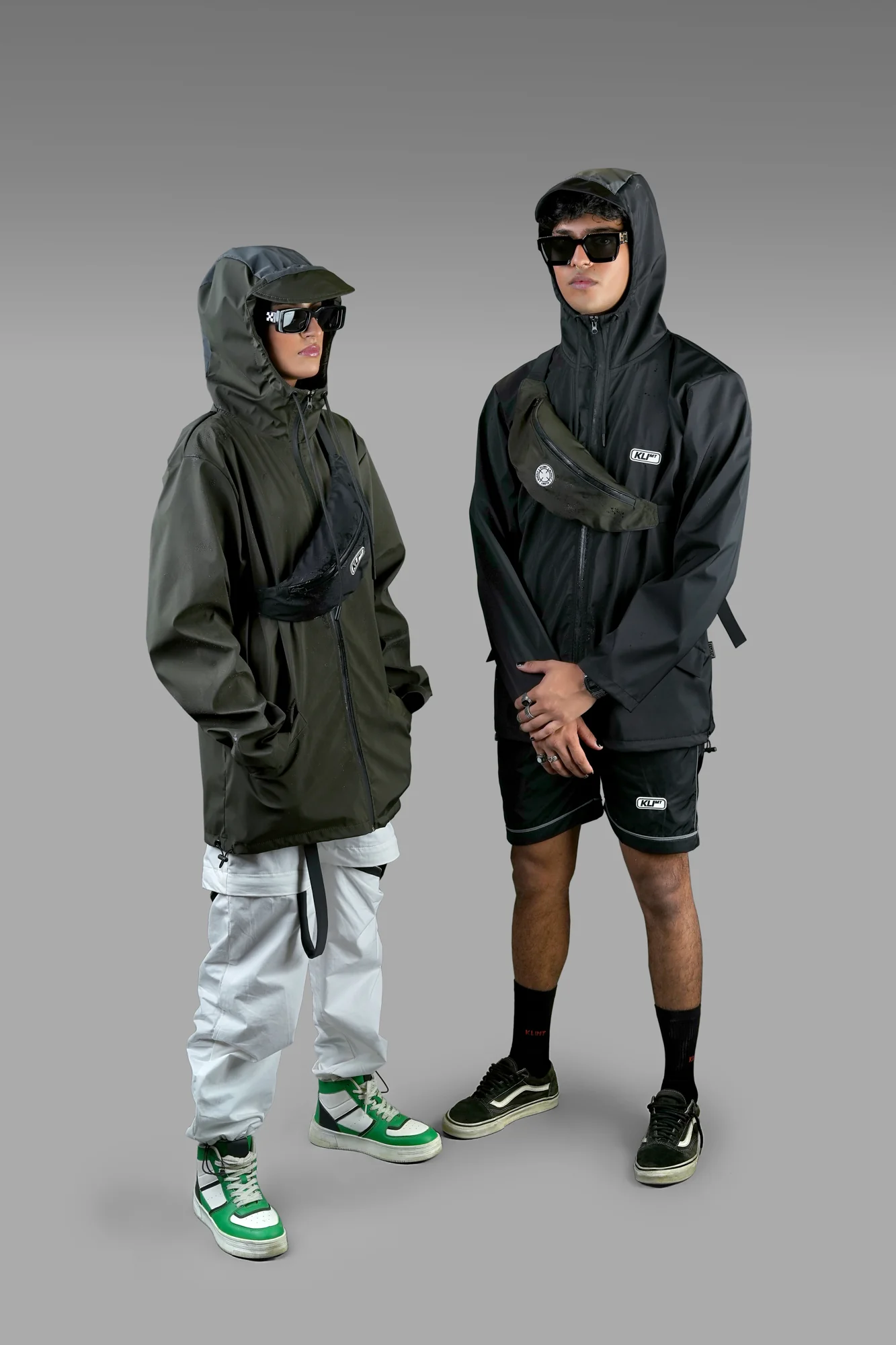 Holographic Rain Jacket - Olive - Image 7