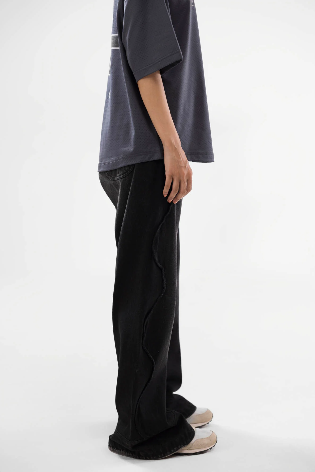 Wavy Denim Jeans - Image 10