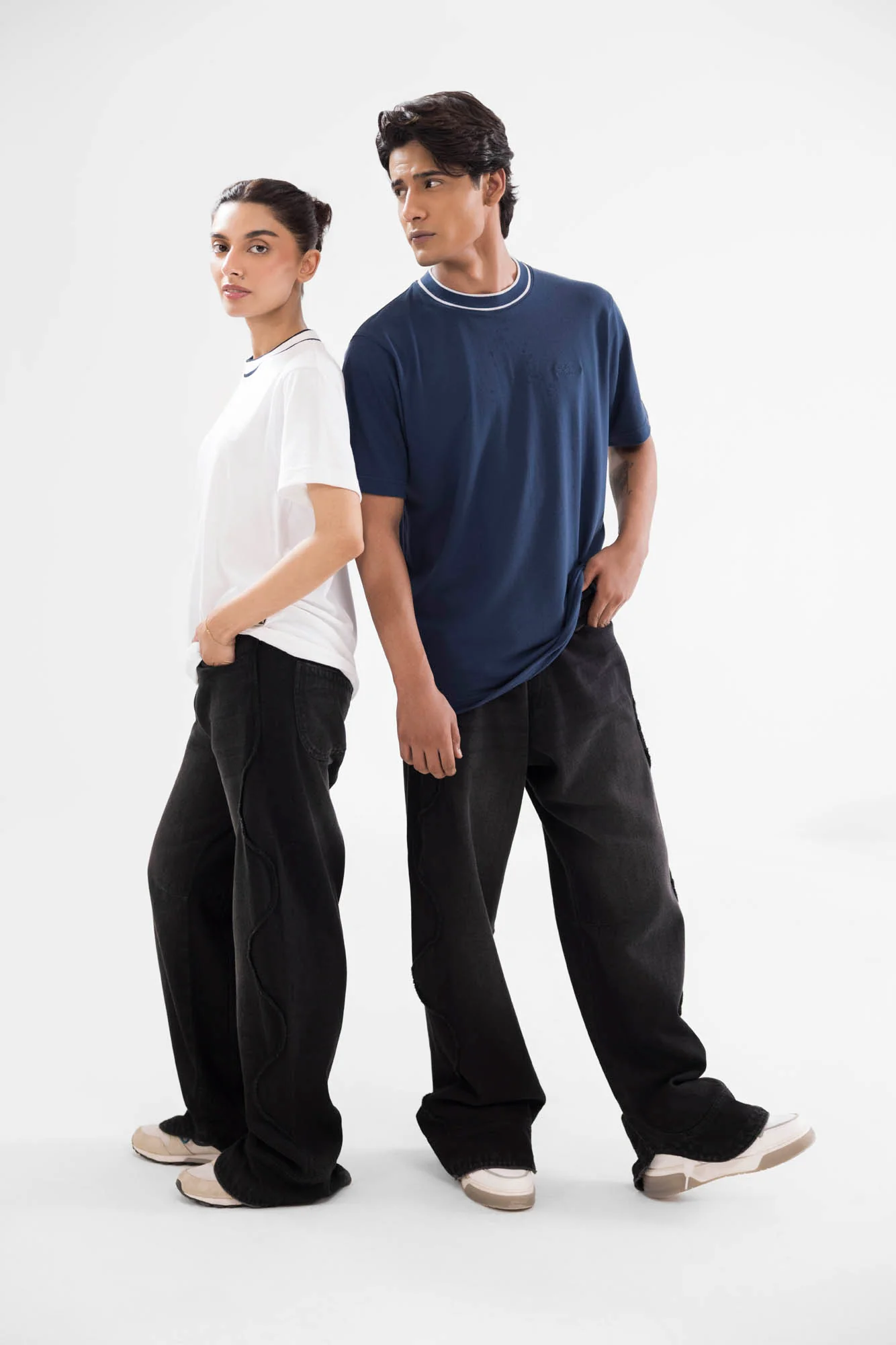 Wavy Denim Jeans - Image 13