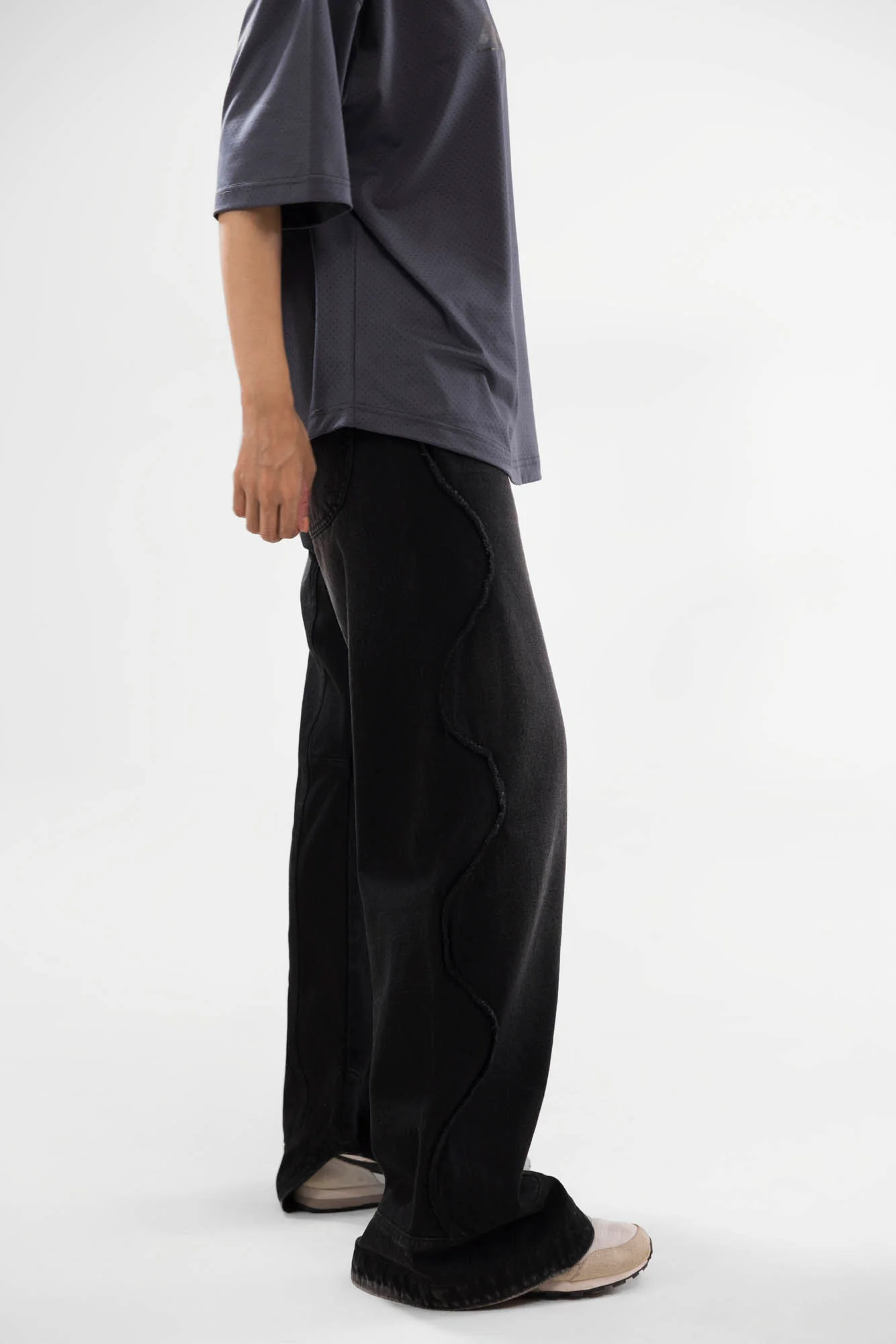 Wavy Denim Jeans - Image 14